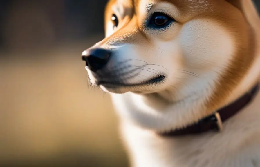 Shiba Inu mostrando shiba inu
