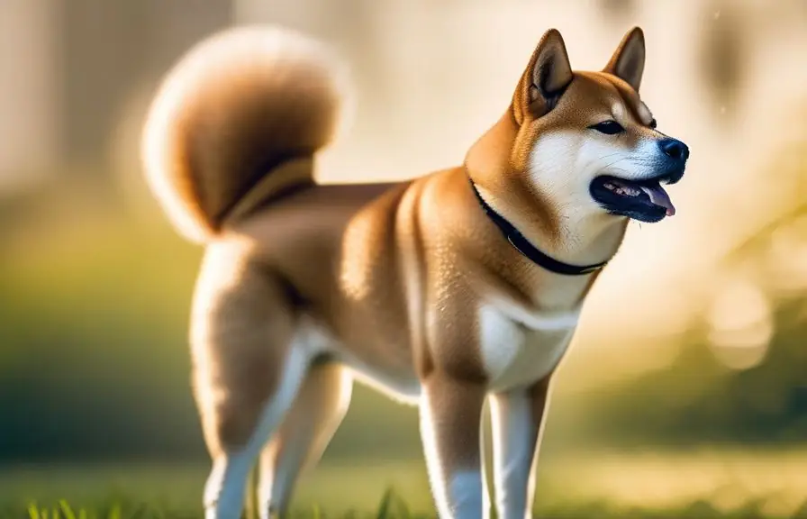 Shiba Inu mostrando sésamo — goma (胡麻)