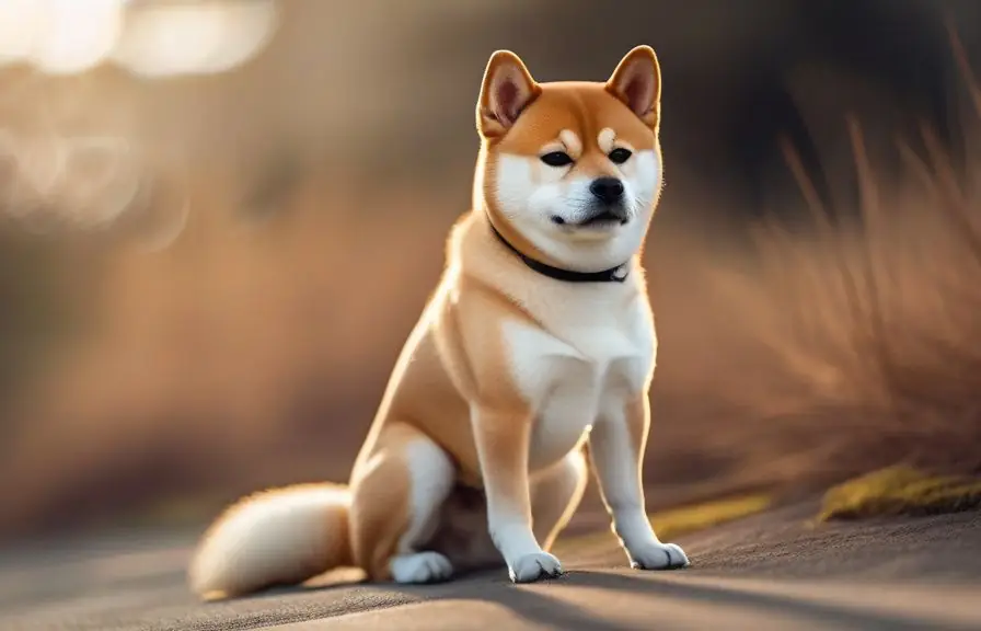 Shiba Inu con expresión de shiba inu